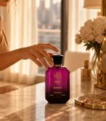 MANIFESTO ABZU PERFUMES Product hand closeup shot