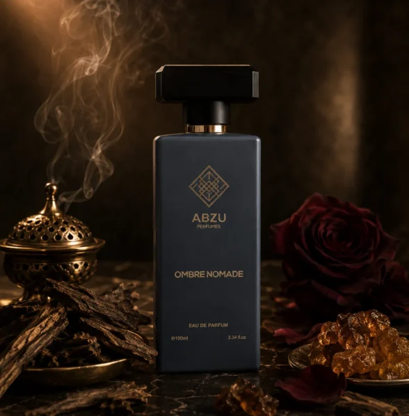 OMBRE NOMADE ABZU PERFUMES Hero Image notes background